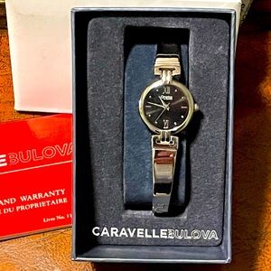 COPY - Womens Caravelle by Bulova Classy Bangle Bracelet watch New in Box.